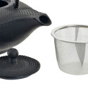 Tējkanna DKD Home Decor Sarkans Melns Čuguns (1000 ml) (2 gb.)