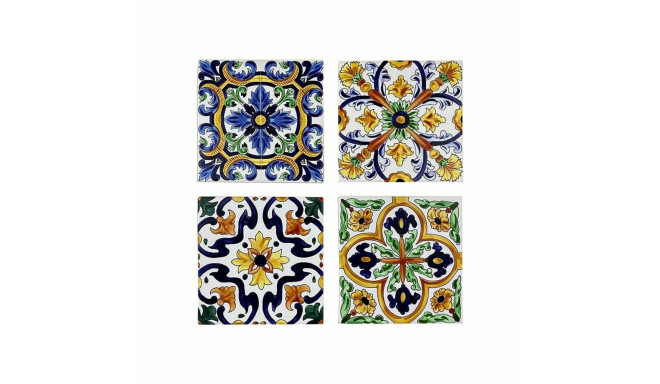 Coasters DKD Home Decor Tile 4 Units (10,8 x 10,8 x 0,7 cm)