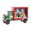 Advent Calendar DKD Home Decor Lorry LED Light MDF Wood (31 x 9 x 20 cm)