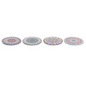 Coasters DKD Home Decor Mandala 4 Units (10,8 x 10,8 x 0,7 cm)