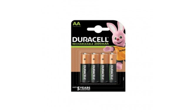 Аккумуляторные батарейки DURACELL HR06-P AA NiMh 2500 mAh (4 pcs)