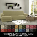 Pārsegs atpūtas krēslam ar īsu kreiso roku Sofaskins NIAGARA 210 - 340 cm - Dzeltens