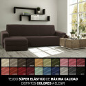 Pārsegs atpūtas krēslam ar īsu kreiso roku Sofaskins NIAGARA 210 - 340 cm - Dzeltens