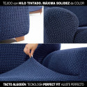 Cover for chaise longue with short left arm Sofaskins NIAGARA 210 - 340 cm - Yellow
