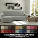 Cover for chaise longue with short left arm Sofaskins NIAGARA 210 - 340 cm - Yellow