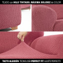 Cover for chaise longue with short left arm Sofaskins NIAGARA 210 - 340 cm - Yellow