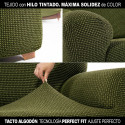 Cover for chaise longue with long left arm Sofaskins NIAGARA 210 - 340 cm - Coral
