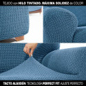 Cover for chaise longue with long left arm Sofaskins NIAGARA 210 - 340 cm - Coral