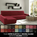 Cover for chaise longue with long left arm Sofaskins NIAGARA 210 - 340 cm - Coral