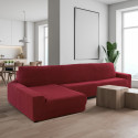 Cover for chaise longue with long left arm Sofaskins NIAGARA 210 - 340 cm - Coral