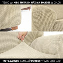 Cover for chaise longue with long left arm Sofaskins NIAGARA 210 - 340 cm - Coral