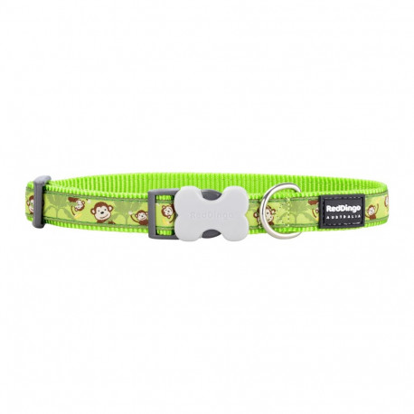 Dog collar Red Dingo Monkey 20-32 cm Green