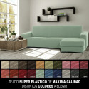 Atpūtas krēsla pārvalks ar īsu labo roku Sofaskins NIAGARA 210 - 340 cm - Gaiši Rozā