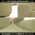 Cover for chaise longue with long left arm Sofaskins NIAGARA 210 - 340 cm - Coral