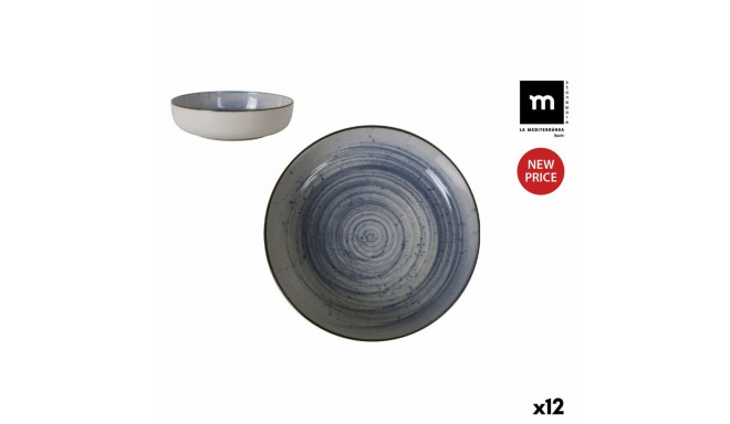 Duboki Tanjur La Mediterránea Swirl Ø 18 cm (12 Ühikut)