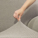 Cover for chaise longue with long left arm Sofaskins NIAGARA 210 - 340 cm - Coral