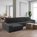 Cover for chaise longue with long left arm Sofaskins NIAGARA 210 - 340 cm - Coral
