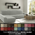 Cover for chaise longue with long left arm Sofaskins NIAGARA 210 - 340 cm - Coral