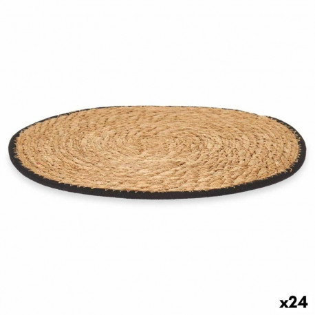 Lauamatt Kinvara TS23891-B TS23891-B Must Puuvill Merevetikad 35 x 0,6 x 35 cm (24 Ühikut)