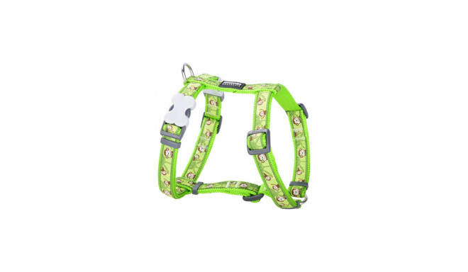 Dog Harness Red Dingo STYLE MONKEY LIME GREEN 45-66 cm 36-59 cm