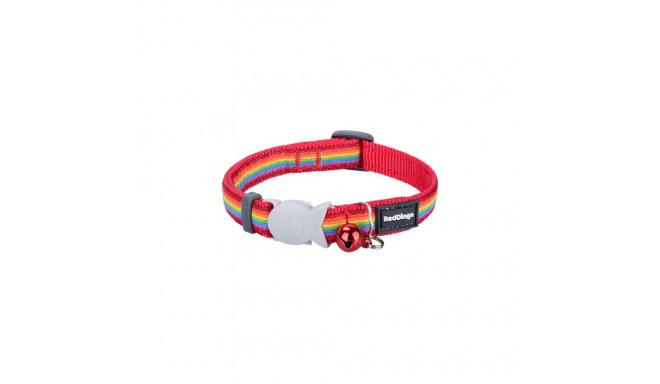 Dog collar Red Dingo STYLE RAINBOW 31-47 cm