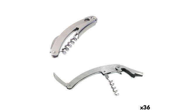 Korķviļķis ar folijas griezēju un pudeles attaisītāju Wooow Nerūsējošais tērauds 11 x 2,2 cm (36 Vie