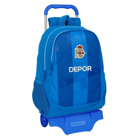 Ratastega koolikott R. C. Deportivo de La Coruña Sinine 32 x 44 x 16 cm
