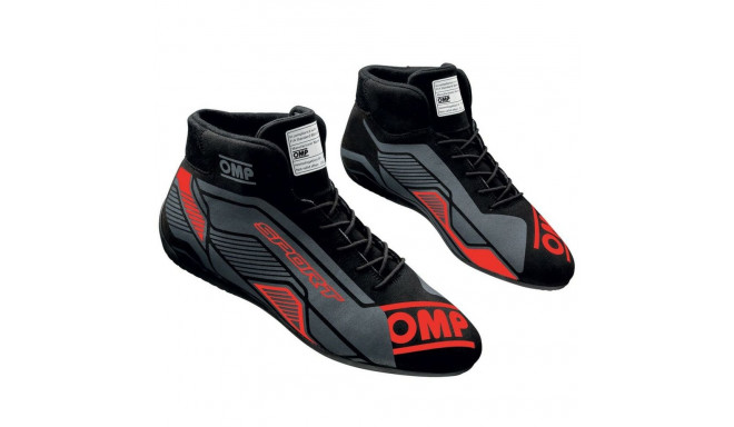 Гоночные ботильоны OMP SPORT Черный/Красный 41