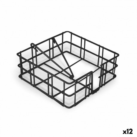 Salvräti hoidja Confortime Metall 18 x 18 x 6,5 cm (12 Ühikut)