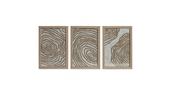 3 attēlu komplekts Home ESPRIT Moderns 20 x 2 x 30 cm (3 Daudzums)