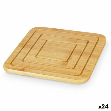Lauamatt Kinvara 896 Naturaalne Bambus Kandiline 19 x 1 x 19 cm (24 Ühikut)