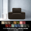 Sofa Cover Sofakover Romeo 1 place - Fuchsia