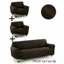 Sofa Cover Sofakover Pocket Trio Romeo 3 Units - Linen