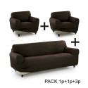 Dīvāna pārvalks Sofakover Pocket Trio Romeo 3 gb. - Lins