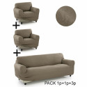 Dīvāna pārvalks Sofakover Pocket Trio Romeo 3 gb. - Lins
