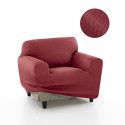 Sofa Cover Sofakover Romeo 1 place - Fuchsia