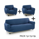 Dīvāna pārvalks Sofakover Pocket Trio Romeo 3 gb. - Lins