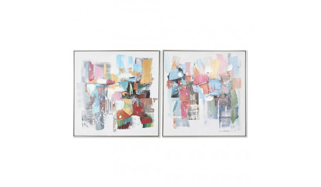 Maal Home ESPRIT Abstraktne Kaasaegne 82 x 4,5 x 82 cm (2 Ühikut)