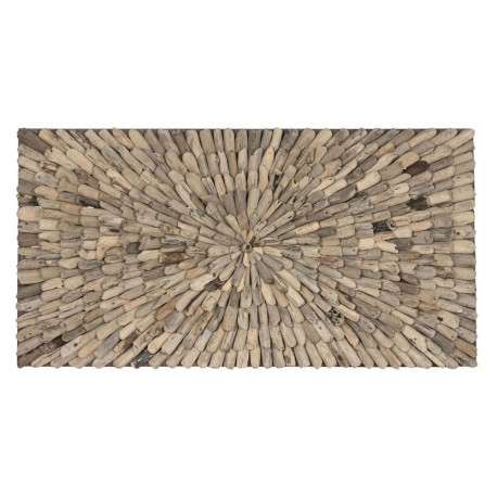 Seinakaunistus Home ESPRIT Naturaalne Vahemere 120 x 10 x 60 cm