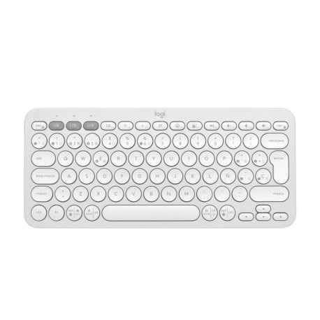 Juhtmevaba Klaviatuur Logitech K380s Valge Hispaaniakeelne Qwerty