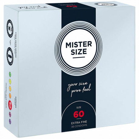 Kondoomid Mister Size Ø 6 cm (36 pcs)