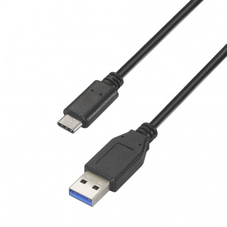 USB A - USB-C Kaabel Aisens A107-0450 Must 1,5 m