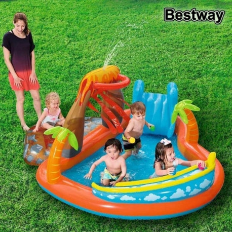 Täispuhutav bassein C/C. PISCINA 2.65X2.65X1.04M HINCHABLE Bestway Mitmevärviline 265 x 265 x 104 cm