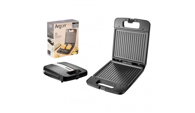 Sandwich Toaster Grill Argon K-718-2 Black Steel 1400 W