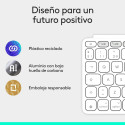 Bluetooth Klaviatuur Logitech 920-013011 Hispaaniakeelne Qwerty Hall Valge/Hall