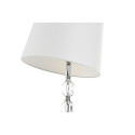 Grīdas lampa Home ESPRIT Balts Sudrabains 50 W 220 V 35 x 35 x 150 cm (3 Daudzums)
