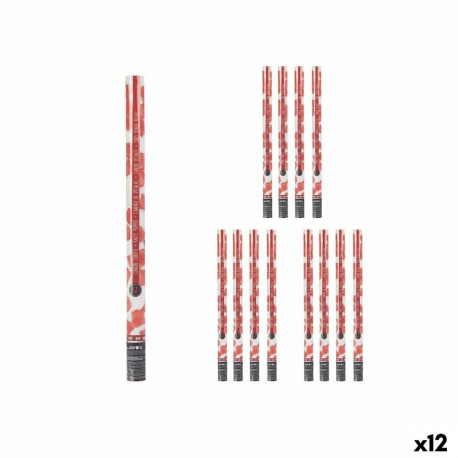 Confetti cannon 9119-80 9119-80 Red Paper Cardboard Plastic 5 x 79 x 5 cm (12 Units)