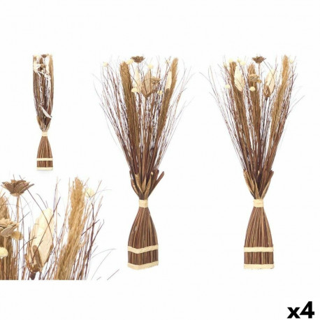 Decorative Flower Gift Decor DD115006 DD115006 Brown 14 x 100 x 10 cm 8 x 100 x 18 cm (4 Units)