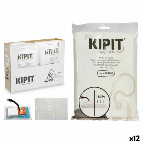 Vaakumkotid Kipit 54205 54205 Läbipaistev Plastmass 20 x 30 x 3 cm 70 x 100 cm (12 Ühikut)