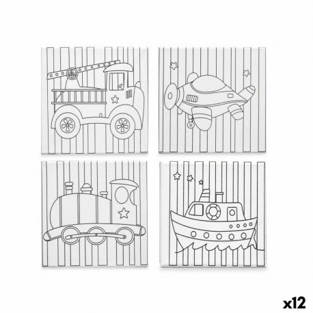 Canvas Pincello 29100259 29100259 Wood Cloth 12 Units